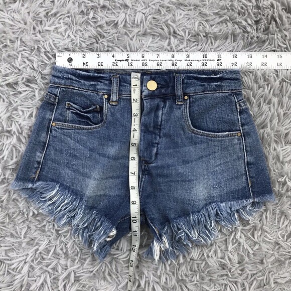 blank‎ nyc Short Jeans  24 in Jizzneyland Fray Hem mini festival streetwear - Picture 6 of 7